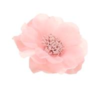 Tea Rose Pin Chiffon Flower Clip Fashionable Women's Brooch Resistant to Fading for Dress Up