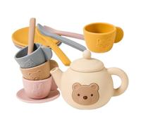 Tea Set, Pretend Toy, Toddler Role Play Kit, Educational Motor Skills Builder, Interactive Party Playset 3 6 Year Old Girls and Boys, for Birthday, Navidad, Celebraciones