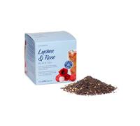 TEA SHOP - Té Frío Infusionado - Té Negro Lichi Rose g - Tazas - Formato a Granel - Black tea - En Hojas - Té Frío - Té Frío - Perfecto para Verano