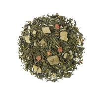 TEA SHOP - Té Verde Asian Wellness 100g - 50 Tazas - Formato a Granel - Green tea - En Hojas - Mezcla con Frutas Tropicales, Espirulina y Aloe Vera - Antioxidante