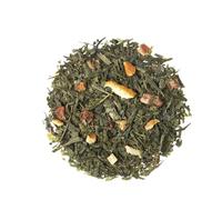 TEA SHOP - Té Verde Caprice 100g - 50 Tazas - Formato a Granel - Green tea - En Hojas - Con Fresa y Naranja - Antioxidante - Té Frío - Perfecto para Verano