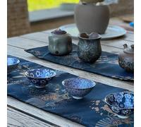 Tea Soul Alfombra de Seda Impermeable • Seda Tejida a Mano • 24 x 50 cm