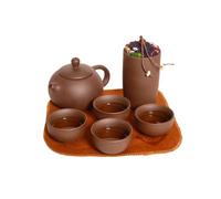 TEA SOUL B6021164 Set de Viaje, Cerámica, marrón