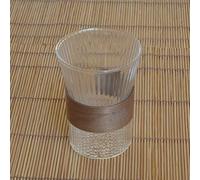 TEA SOUL • Taza de cristal y madera 350 ml