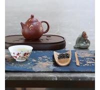 Tea Soul | Taza de porcelana pintada a mano con flores y conejo, 90 ml