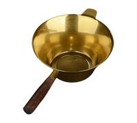 Tea Strainer, Fine Mesh Filter, Wooden Handle Filter Easy Cleaning Style Mug Teapot Friendly Coffee Compatible, Kitchen Gadgets Pot Type Steeper for Mugs, Teapots, Coffee, Camping, Restaurant