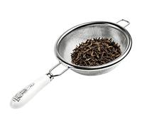 Tea Strainer - Fine Mesh Stainless Steel Loose Leaf Filter, Handy Steeper