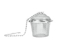 Tea Strainer,Stainless Steel Ball for Cooking Tea Strainer Ball Mesh Herbal Filter Soup Infuser with Chain for Brewing Seasoning (Small)