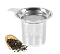 Tea Strainer, Stainless Steel Coffee Mesh Filter, Fine Infuser with Anti-Scald Handle, Brewing Tool, Loose Leaf Tea, Home, Car, Camping, Party, Travel, Work Men Women