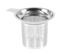 Tea Strainer, Stainless Steel Coffee Mesh, Ultra Fine Filter with Anti Scald Handle, Sturdy Brewing Tool, Ideal para café, hogar, coche, camping, viajes, exterior, Dorm, Work, 4,49 x 3,46 x 2,87