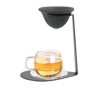 Tea Strainer With Stand | High Precision Straining Tool - Loose Leaves Tea Strainer With Stand | For Beginners Professionals Beverage Enthusiasts Cafe Bar Home Hotel Restaurant