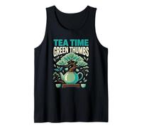 Tea Time Green Thumbs - Amante de la jardinería Camiseta sin Mangas