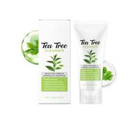 Tea Tree Cleanser, Natural Formula, Soothing And Repairing, Dissolving Oil And Blackheads, Balancing Water And Oil, Brightening Skin Tone, Suitable For All Skin Types