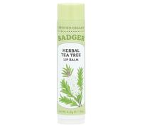 Tea Tree Mélisse Herbal Lip Care, 0,15 oz (4,2 g) - Badger Company