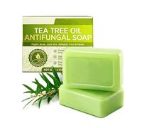 Tea Tree Oil Soap Bar - Relief Soap Bar for Skin, Deep Pore Cleansing, Gentle Exfoliation for HealthySkin, Plant-Based Formula for Face & Body, Suitable for All Skin (2)