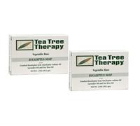 Tea Tree Therapy Vegetable Base Bar Soap Eucalyptus 2 count