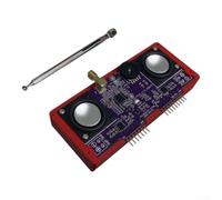 TEA5767 para módulo receptor FM para Flipper para Zero, placa de expansión de 76-108 MHz, salida de audio de 1 W x 2, kit de sintonizador de radio PCB Plug and Play (con carcasa)