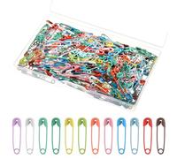 Teaaha 250 imperdibles de seguridad, 0,75 in/19 mm, mini imperdibles de seguridad para ropa, pequeños pines de seguridad de metal para manualidades, costura, remaches para colgar etiquetas de prendas
