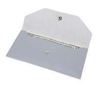 Teaaha Cartera de cuero genuino para dinero, organizador reutilizable, cartera de sobres de presupuesto, carteras retro para hombres y mujeres, facturación de cheques de efectivo, diseño minimalista