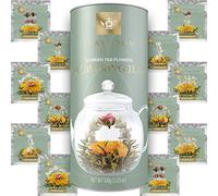 Teabloom Tés florecientes - 12 tés en un hermoso recipiente de regalo