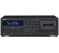 Teac AD-850 - Reproductor Cassette y CD, Negro