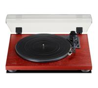 Teac TN-180BT-A3 giradiscos con Salida Bluetooth (transmisión por Correa, 33/45/78 RPM, preamplificador de Fono Integrado, Carcasa de MDF de Alta Densidad) Cerezo/Rojo Cereza