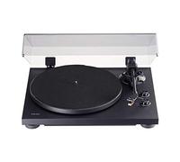 TEAC TN-280BT - Tocadiscos analógicos de 2 velocidades con Ecualizador de Fono y Bluetooth (Negro)