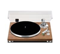 TEAC TN-400BT-X - Tocadiscos Bluetooth HiFi con transmisión por correa (33/45/78 rpm, pastilla MM, placa de aluminio fundido), color marrón nogal
