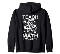 Teach Hard Math Harder Sudadera con Capucha