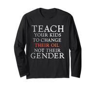 Teach Your Kids to Change Their Oil Not Their Gender Funny Manga Larga