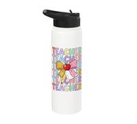 Teacher Appreciation W ack to School Educator Life Stainless Steel Insulated Water Bottle