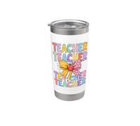 Teacher Appreciation W ack to School Educator Life Vaso térmico de acero inoxidable de doble pared