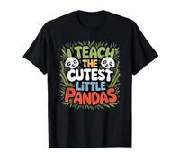 Teacher Back to School Classroom Panda Teaching Camiseta