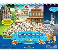 Teacher Created Resources Bloc adhesivo reutilizable Amazing Adventures