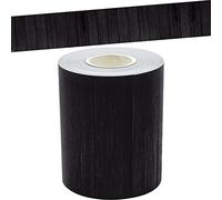 Teacher Created Resources Borde recto enrollado de madera negra, 50 pies