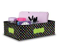 Teacher Created Resources Chalkboard Brights - Contenedores de almacenamiento MED
