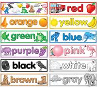 Teacher Created Resources Colores Headliners (4482), multicolor