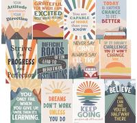 Teacher Created Resources Moving Mountains Road Trip - Póster pequeño con refranes positivos (TCR9229)