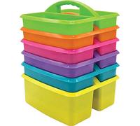Teacher Created Resources Organizador de almacenamiento para mesa de aula, juego de 6, colores brillantes