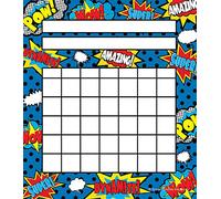 Teacher Created Resources Paquete de Tablas de incentivos de superhéroes (5646)