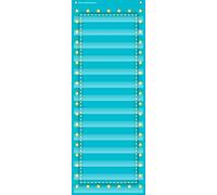 Teacher Created Resources Tabla colgante de 14 bolsillos, carpa azul claro de 13 x 34 pies
