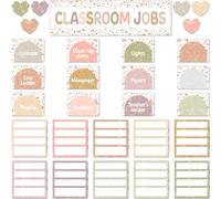 Teacher Created Resources Terrazzo Tones Classroom Jobs Mini tablón de anuncios (TCR7209)