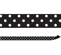 Teacher Created Resources Tiras magnéticas de lunares negros (77142)
