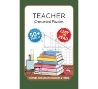 Teacher Crossword Puzzles: Crossword Puzzles with Easy to Read Print about Teacher, School, Teaching Profession and More I 6x9 inches, 120 pages I 50+ ... Idea for teachers, students and educators