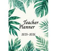 Teacher Daily Planner 2025-2026: Lesson Organizer | A4 Size,8.5"x11" | 408 Pages | Timetable Book (August-July)