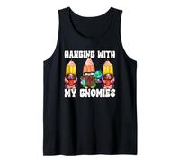 Teacher GNOME Hanging with My Gnomies For Teacher Retirement Camiseta sin Mangas