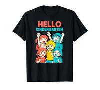 Teacher Hello Kindergarten, linda mujer, regreso a la escuela Camiseta