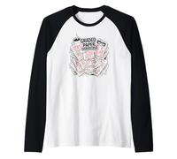 Teacher Introvert Graded Paper Over People Camiseta Manga Raglan