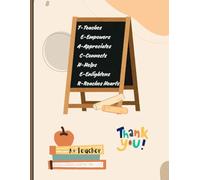 TEACHER Journal: Thank You Gift for Mentors & Educators; Men & Women