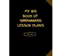 Teacher Lesson Plan Book - 25-26 School Year - Ten 10 Classes a day - Like The Rain - Big Book of Lesson Plans 90's Nostalgia Funny Planner: 10 ... music teacher for other Specialist Teachers.